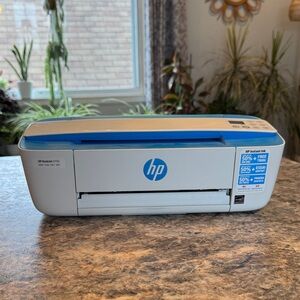 HP DeskJet 3755 All-in-One Printer - Blue and White